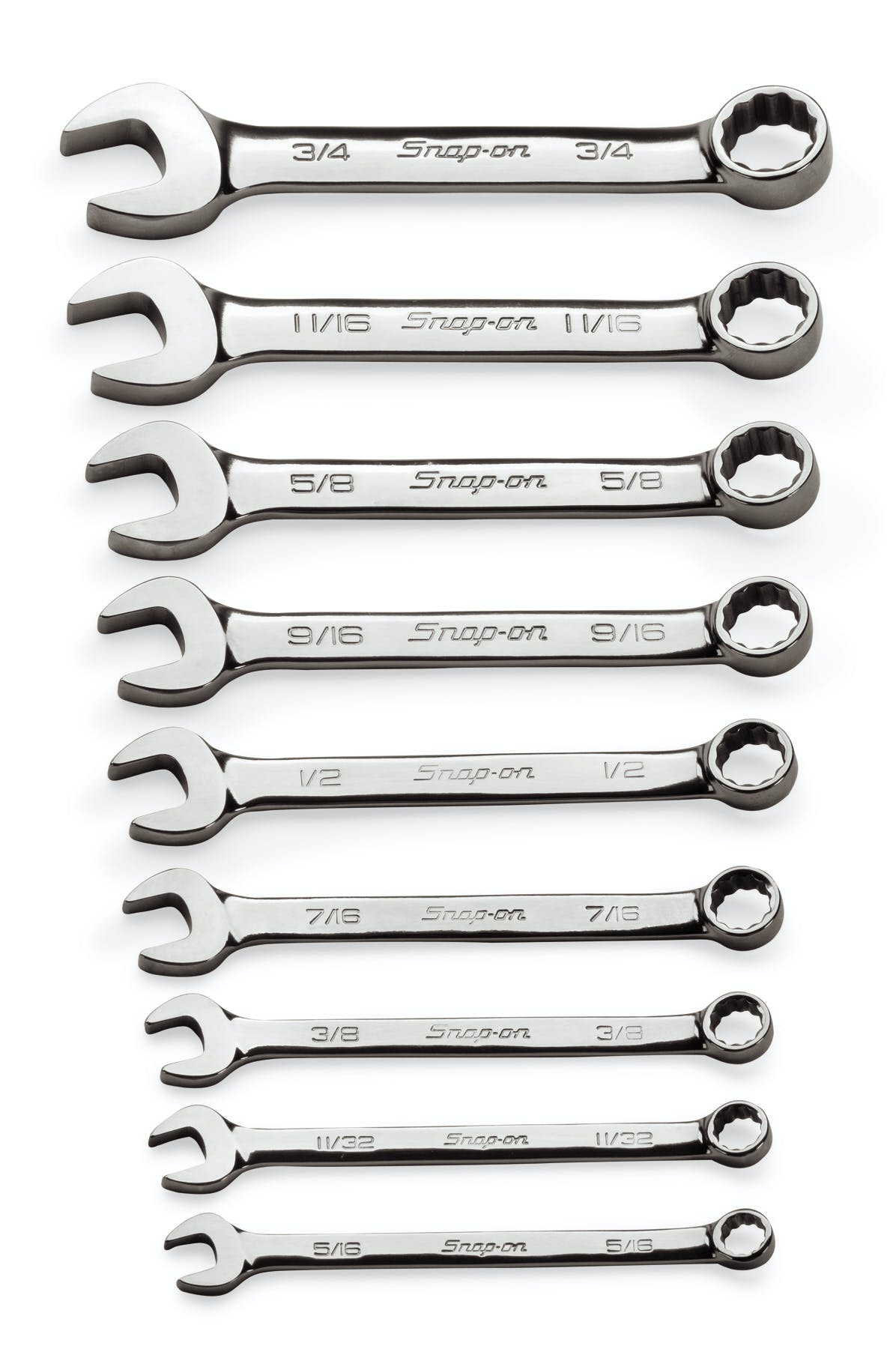 9 pc 6-Point SAE Flank Drive® Short Combination Wrench Set (5/16–3/4 9 pc 6-Point SAE Flank Drive® Short Combination Wrench Set (5/16–3/4